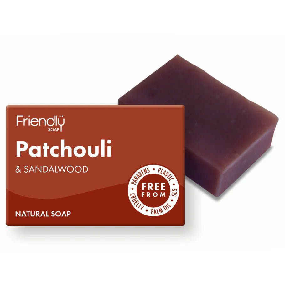 Patchouli og sandalviðar sápa - Friendly Soap