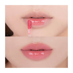 Juicy Lasting Tint 23 Peach Peach Me frá rom&nd, varagljái með fyllri og dýpri lit