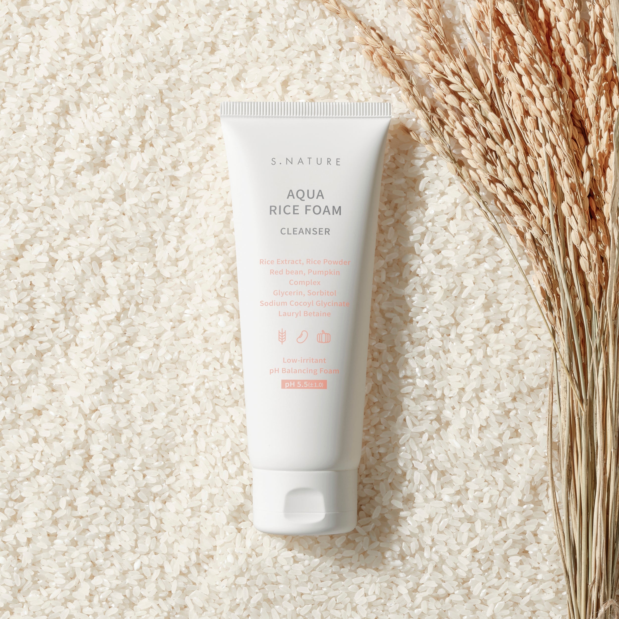 S.Nature Aqua Rice Foam Cleanser 160ml