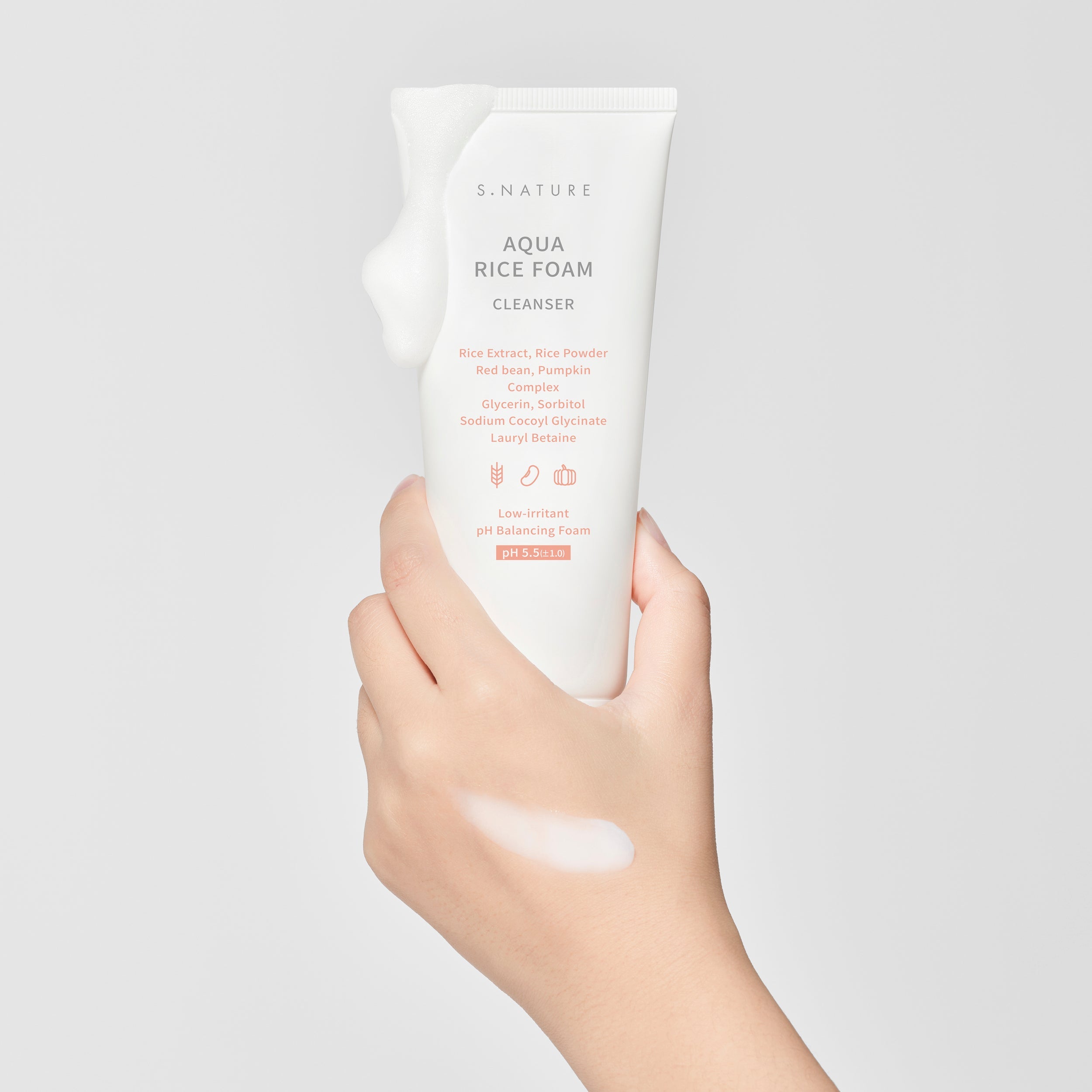 S.Nature Aqua Rice Foam Cleanser 160ml