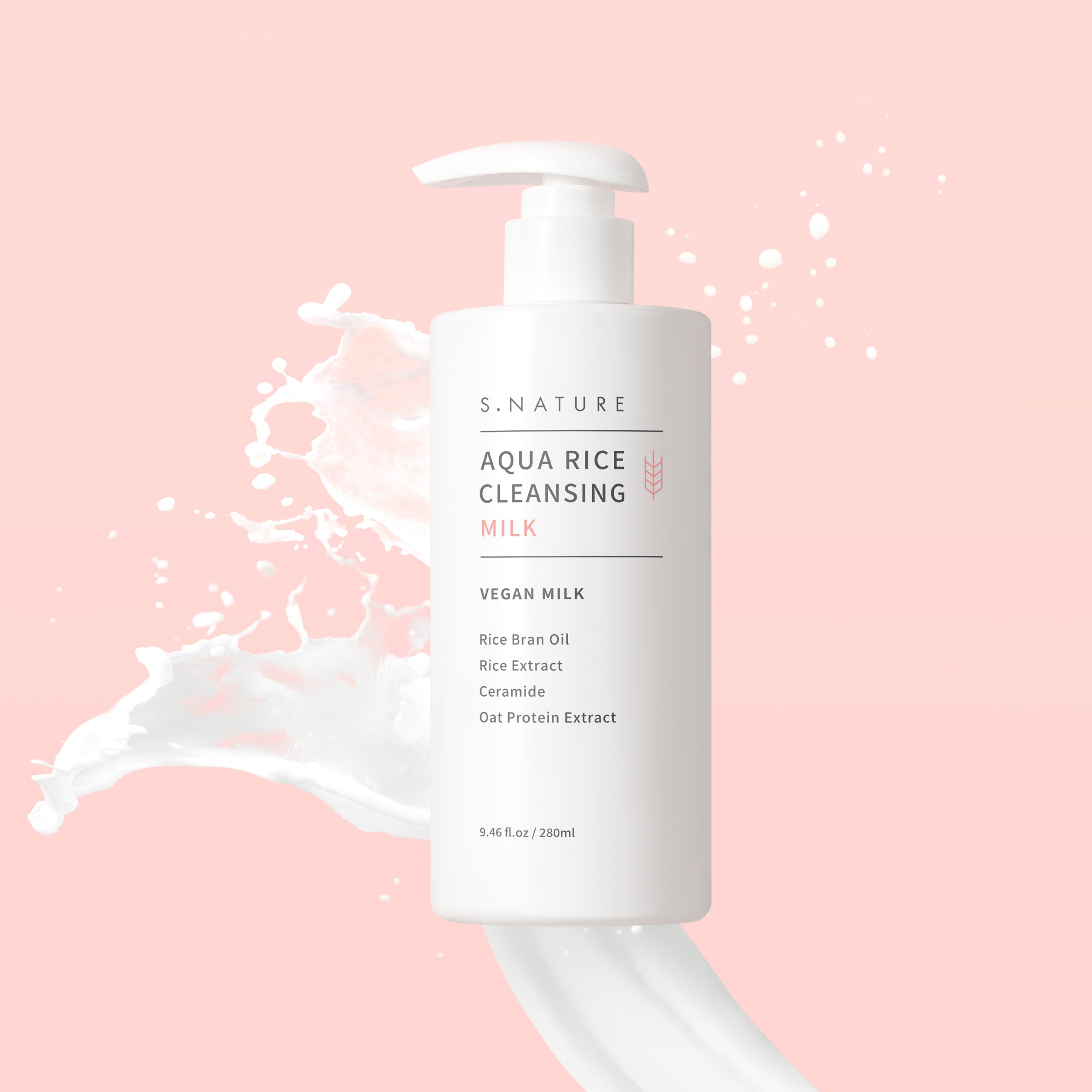 S.Nature Aqua Rice Cleansing Milk 280ml