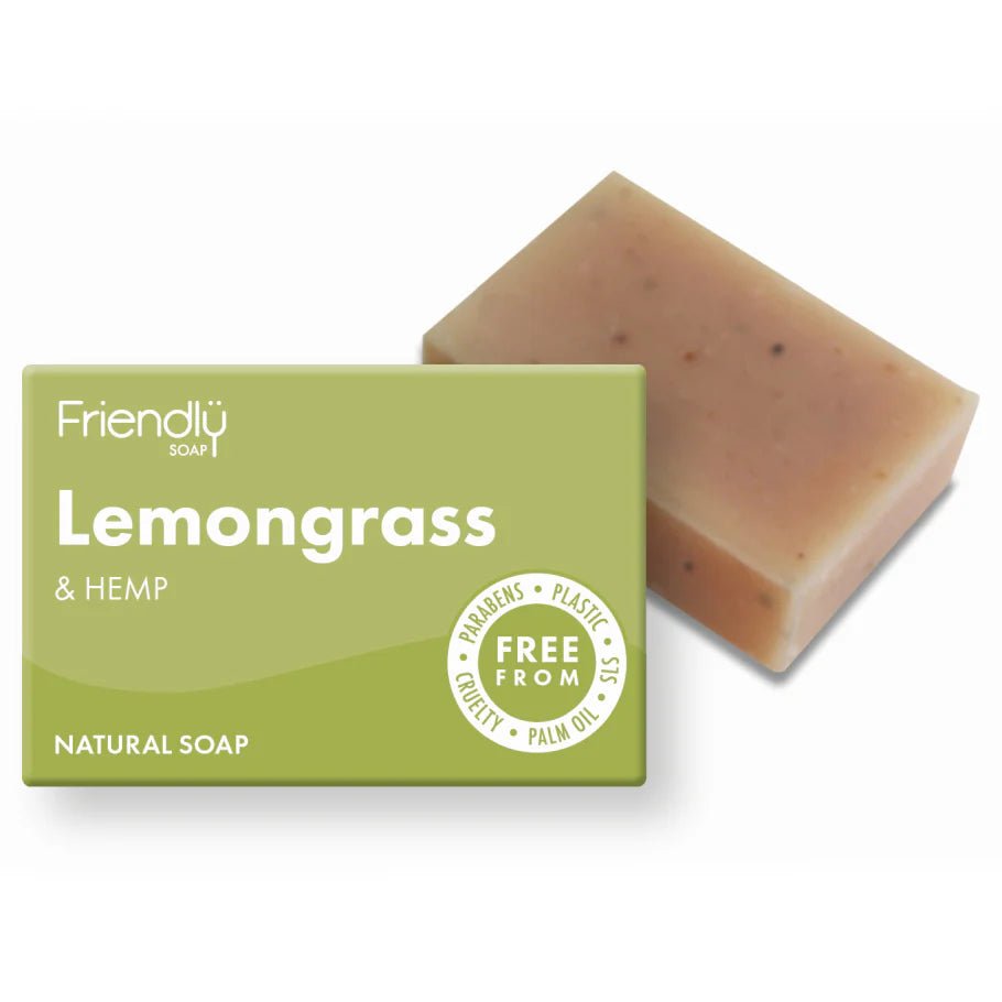 Sítrónugras og hamp sápa - Friendly Soaps