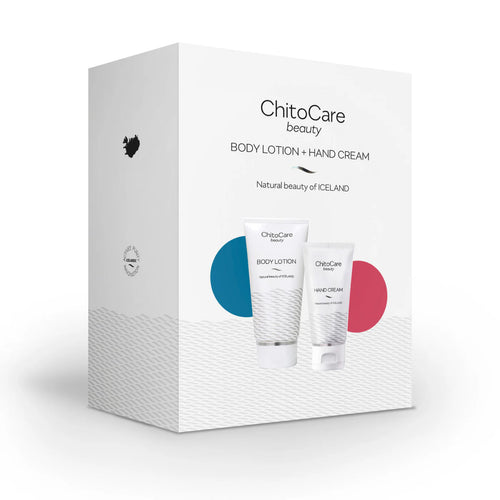 Body Lotion og Hand Cream gjafaaskja frá ChitoCare sem styrkir húðina og viðheldur raka