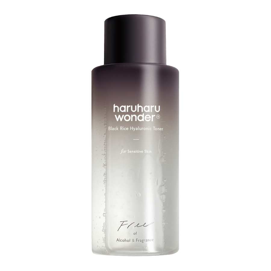 Black Rice Hyaluronic Toner Free of Alcohol Fragrance - Haruharu Wonder