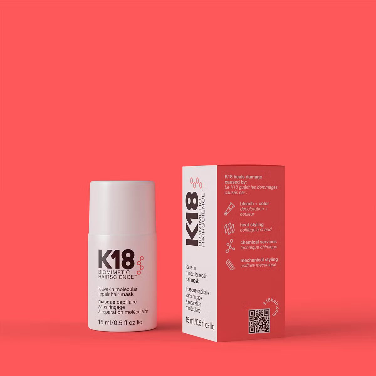 Leave-in Molecular Repair Hair Mask - K18