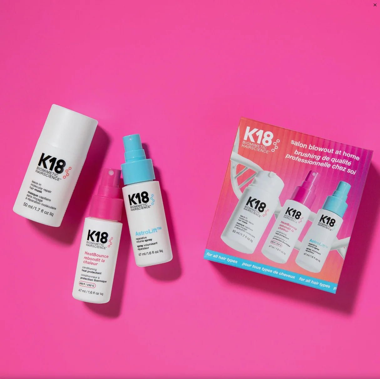 K18 Salon Blowout at Home Kit
